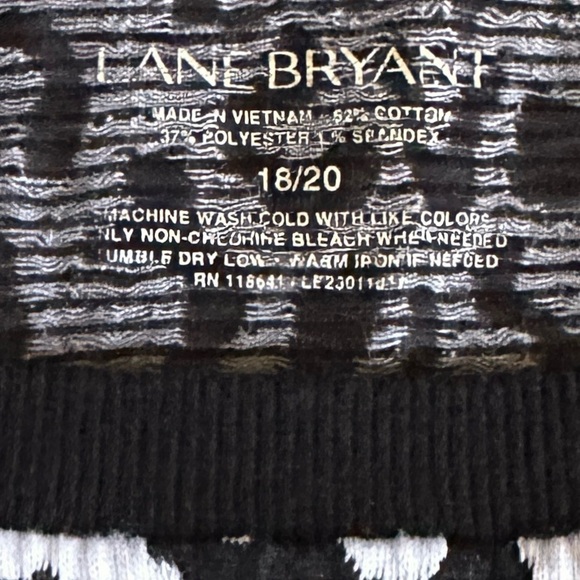 Lane Bryant Leopard 2X Pullover Sweater Jacquard Lightweight Animal Print - Picture 7 of 7